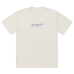 "Neuroticket" BreakBomb Oversized faded t-shirt