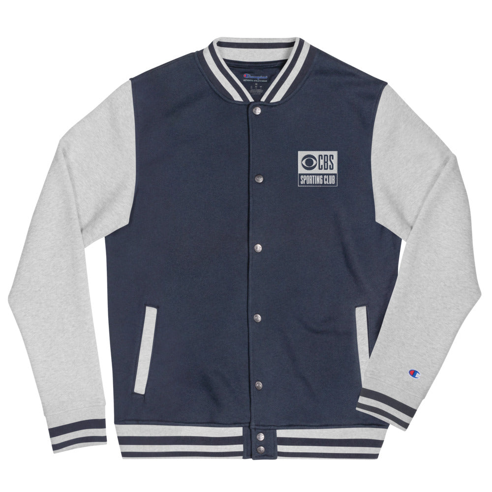 CBS Sporting Club Embroidered Champion Bomber Jacket