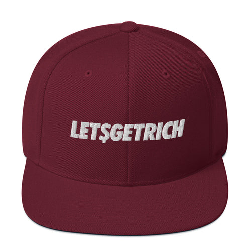LET$GETRICH Snapback Hat