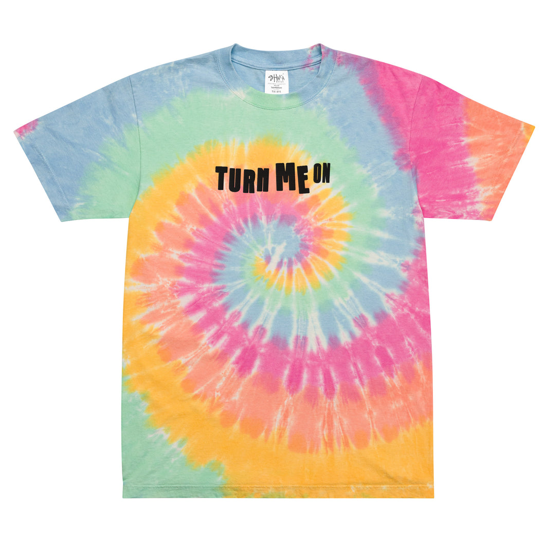 partywithray - Turn Me On oversize tie-dye t-shirt
