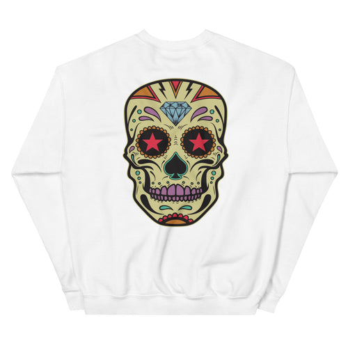 Guy's Tequila Cocina Skull Sweatshirt (White)