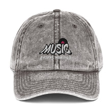 Load image into Gallery viewer, Music You&#39;re Missing Vintage Cap with Pink Embroidery